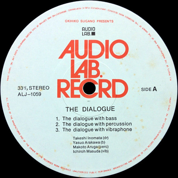 Takeshi Inomata : The Dialogue (LP, Album)