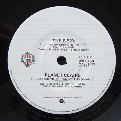 The B-52's : Planet Claire (7", Single)
