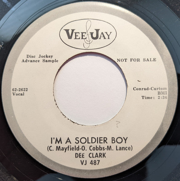 Dee Clark : I'm A Soldier Boy / Shook Up Over You (7", Single, Promo)