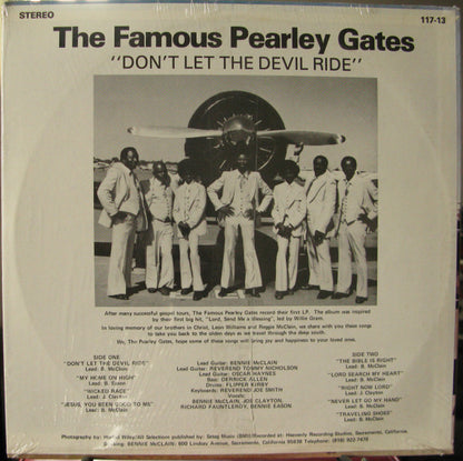 The Famous Pearley Gates : Don't Let The Devil Ride (LP)