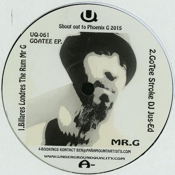 Mr. G / DJ Jus-Ed* : Goatee EP. (12", EP)
