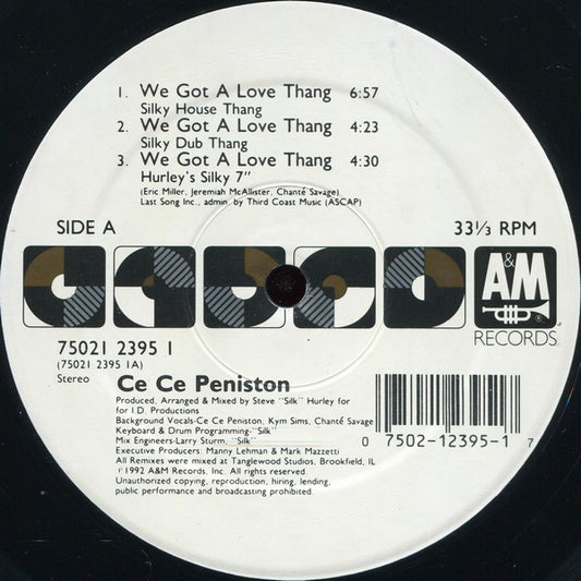 Ce Ce Peniston : We Got A Love Thang (12")