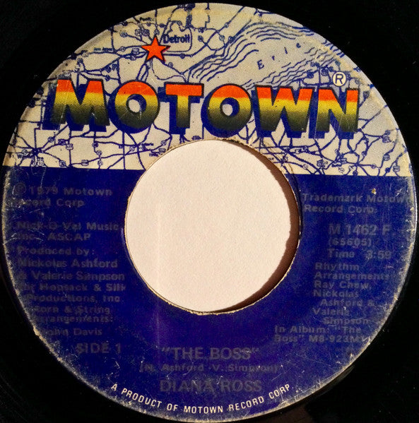 Diana Ross : The Boss (7", Single)