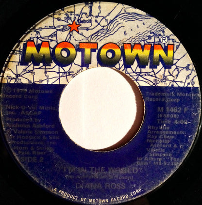 Diana Ross : The Boss (7", Single)