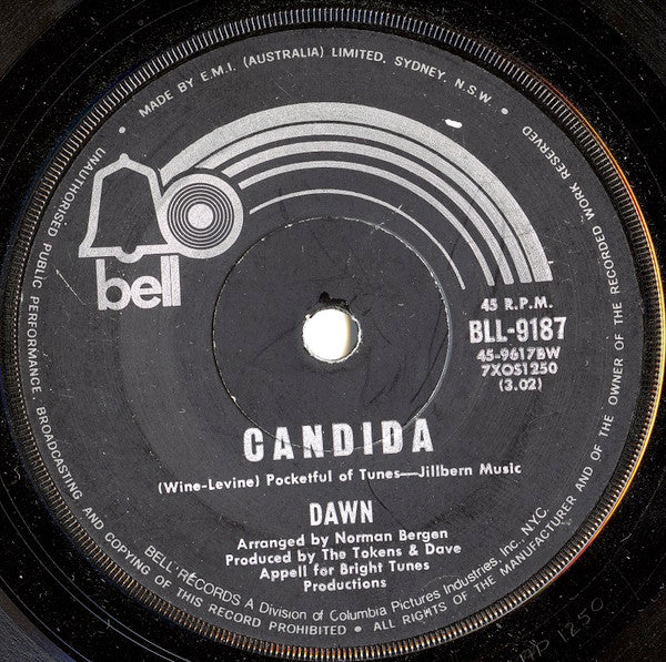 Dawn (5) : Candida (7", Single)