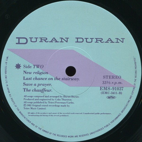 Duran Duran : Rio (LP, Album)