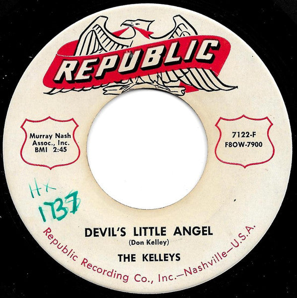 The Kelleys : Leavin' Tennessee / Devil's Little Angel (7", Single)