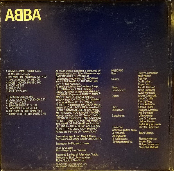 ABBA : Greatest Hits Vol. 2 (LP, Comp, MO )