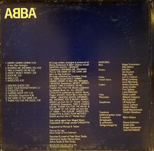 ABBA : Greatest Hits Vol. 2 (LP, Comp, MO )
