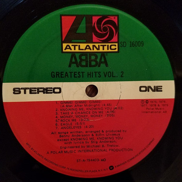 ABBA : Greatest Hits Vol. 2 (LP, Comp, MO )