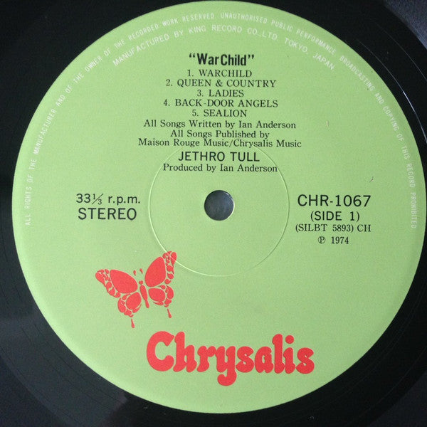 Jethro Tull : War Child (LP, Album)