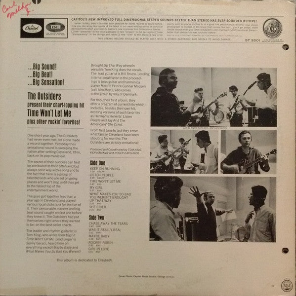 The Outsiders (4) : Time Won't Let Me (LP, Album)