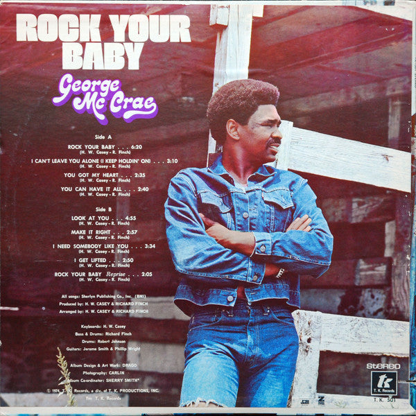 George McCrae : Rock Your Baby (LP, Album, Mon)