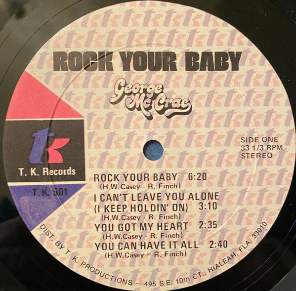 George McCrae : Rock Your Baby (LP, Album, Mon)