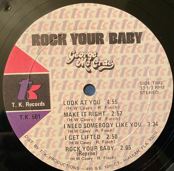 George McCrae : Rock Your Baby (LP, Album, Mon)