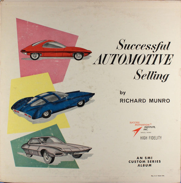 Richard Munro : Successful Automotive Selling (2xLP)