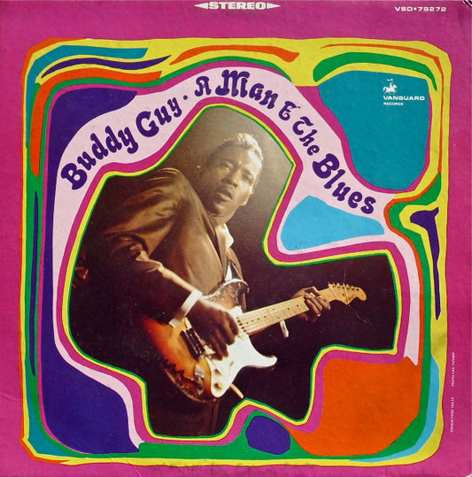 Buddy Guy : A Man And The Blues (LP, Album, Pit)