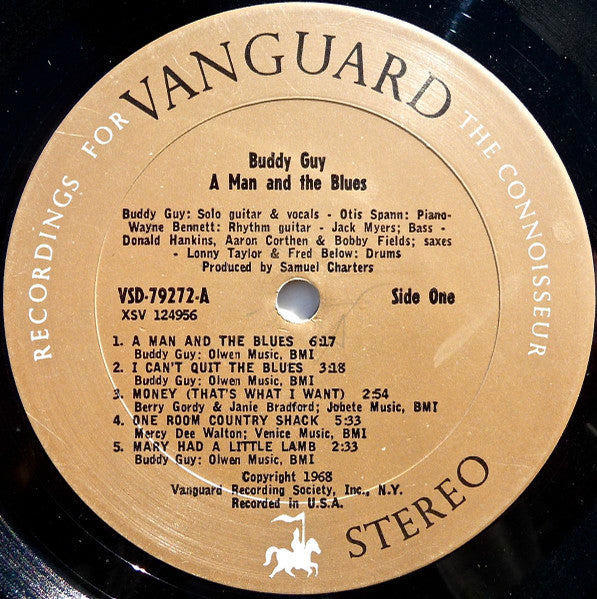 Buddy Guy : A Man And The Blues (LP, Album, Pit)