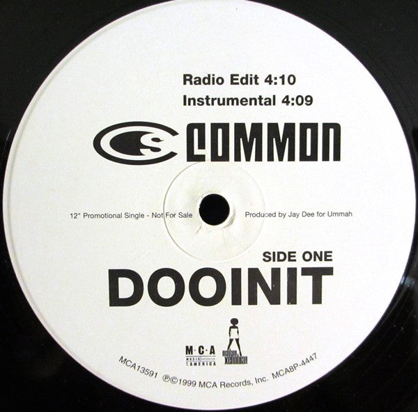 Common : Dooinit (12", Promo)