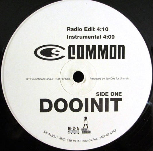 Common : Dooinit (12", Promo)