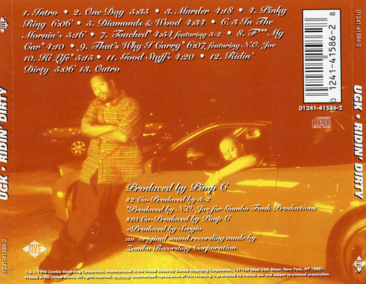 UGK : Ridin' Dirty (CD, Album, RE)