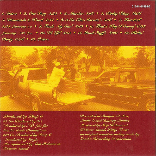 UGK : Ridin' Dirty (CD, Album, RE)