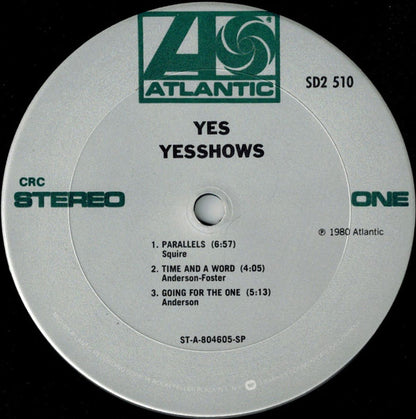 Yes : Yesshows (2xLP, Album, Club, Gat)