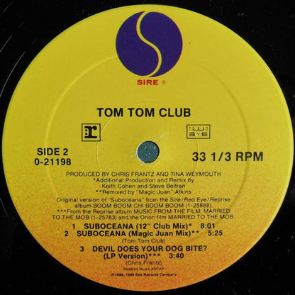 Tom Tom Club : Suboceana (12", Maxi, Spe)