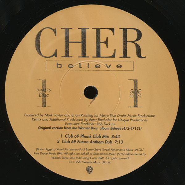 Cher : Believe (2x12", Maxi)