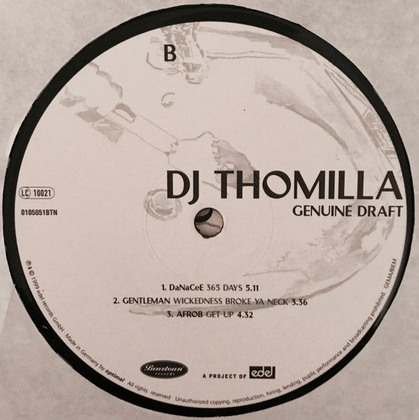 DJ Thomilla* : Genuine Draft (3xLP, Album)