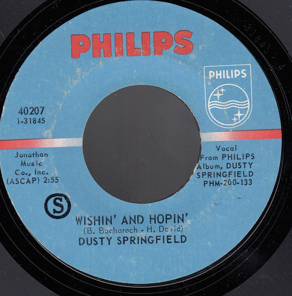 Dusty Springfield : Wishin' And Hopin' (7", Single, RE, Styrene)