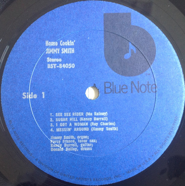 Jimmy Smith : Home Cookin' (LP, Album, RE, Blu)