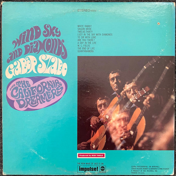 Gabor Szabo And The California Dreamers : Wind, Sky And Diamonds (LP, Album, Club)
