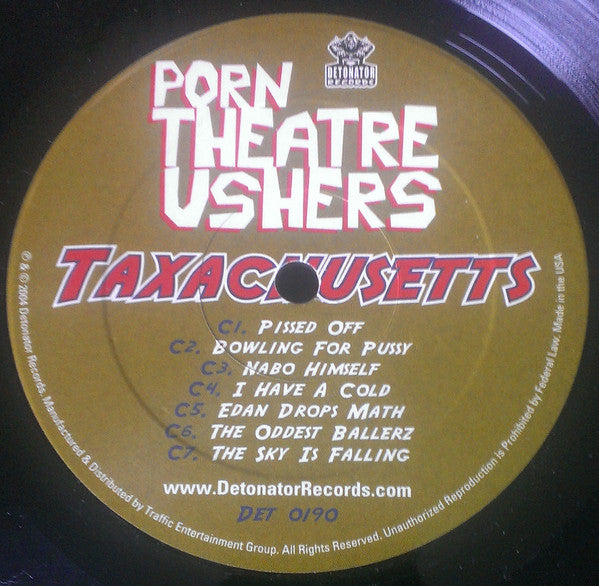 Porn Theatre Ushers : Taxachusetts (2xLP)