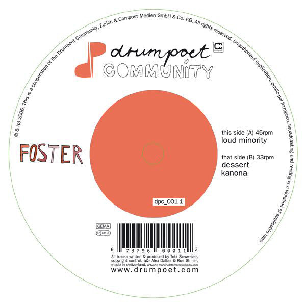 Foster : Loud Minority (12")