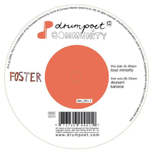 Foster : Loud Minority (12")