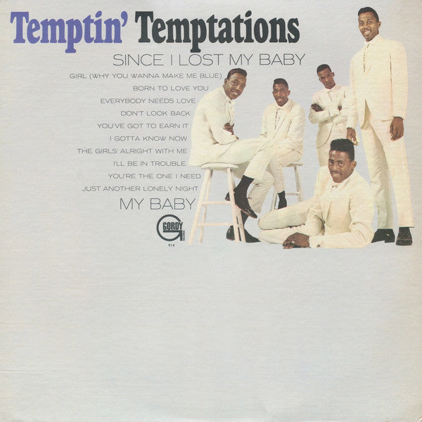 The Temptations : The Temptin' Temptations (LP, Album, Mono, Hol)