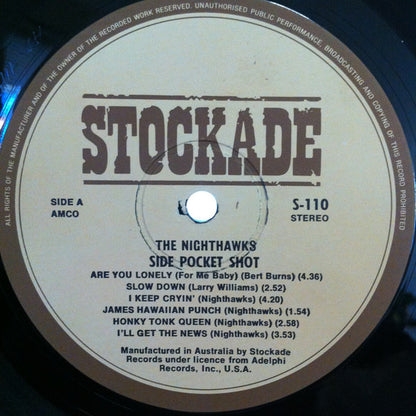 Nighthawks* : Side Pocket Shot (LP, Album)