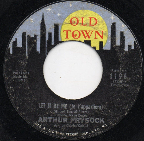 Arthur Prysock : Let It Be Me (7", Single)