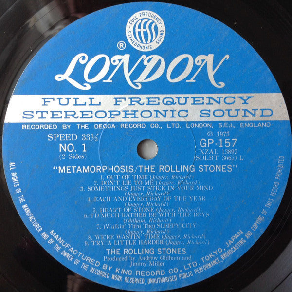 The Rolling Stones = ローリング・ストーンズ* : Metamorphosis = メタモーフォシス (LP, Album, Comp)
