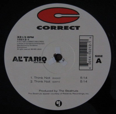 Al' Tariq : Think Not / Peace Akki (12")