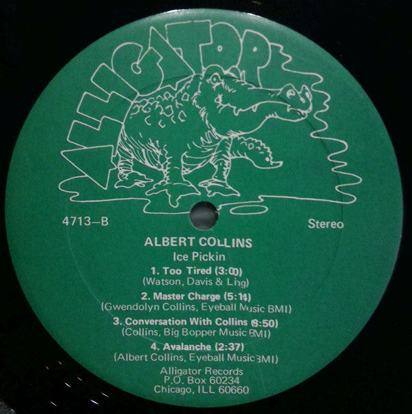 Albert Collins : Ice Pickin' (LP, Album, All)