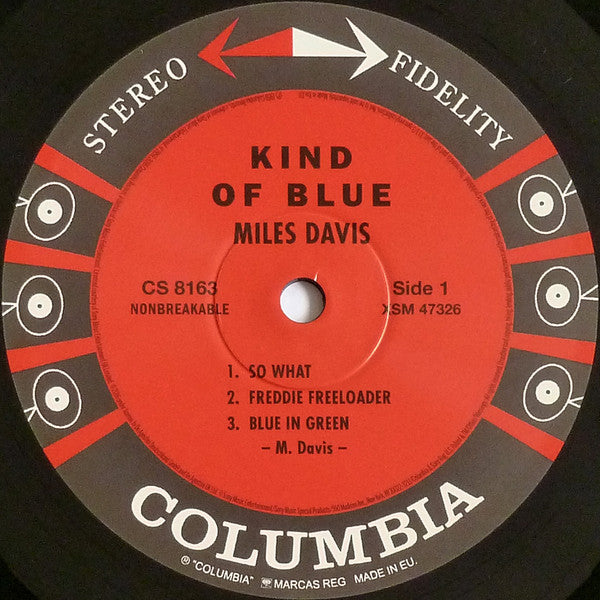 Miles Davis : Kind Of Blue (LP, Album, RE, RP, 180)