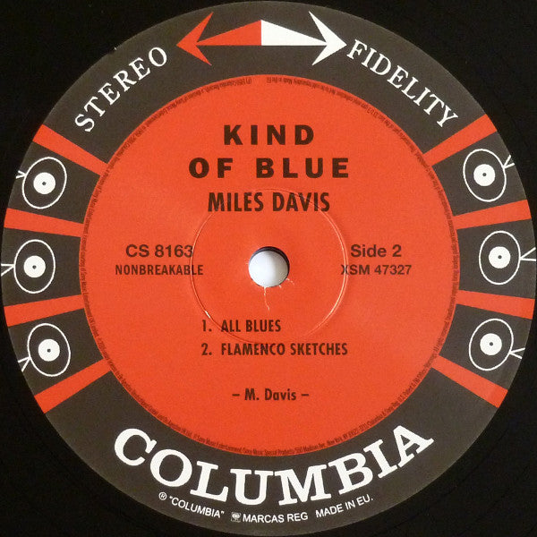 Miles Davis : Kind Of Blue (LP, Album, RE, RP, 180)