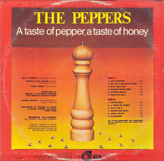The Peppers : A Taste Of Pepper, A Taste Of Honey (LP)