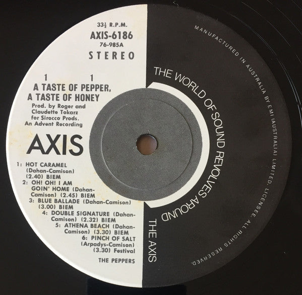 The Peppers : A Taste Of Pepper, A Taste Of Honey (LP)