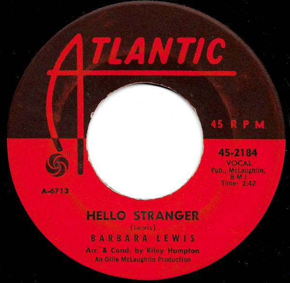 Barbara Lewis : Hello Stranger / Think A Little Sugar (7", Single, MGM)