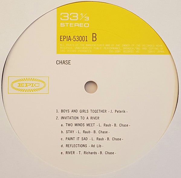 Chase (5) : Chase (LP, Album)
