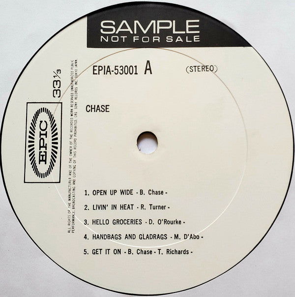 Chase (5) : Chase (LP, Album)