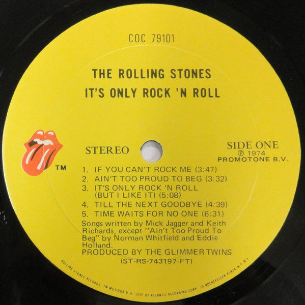 The Rolling Stones : It's Only Rock 'N Roll (LP, Album, FT )